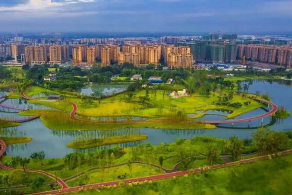 四川斥资15亿的湿地公园,号称成都后花园,樱花景观可媲美武汉