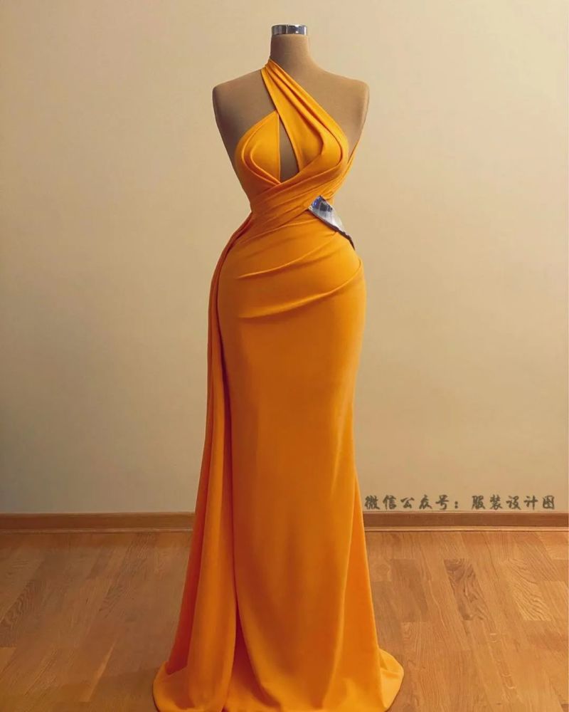 服装设计60款鱼尾裙礼服款式设计与结构纸样分享