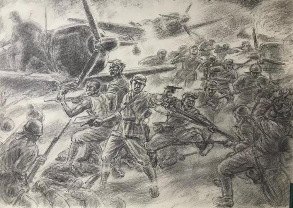 建党百年艺术名家献礼车宪辉绘画作品赏析