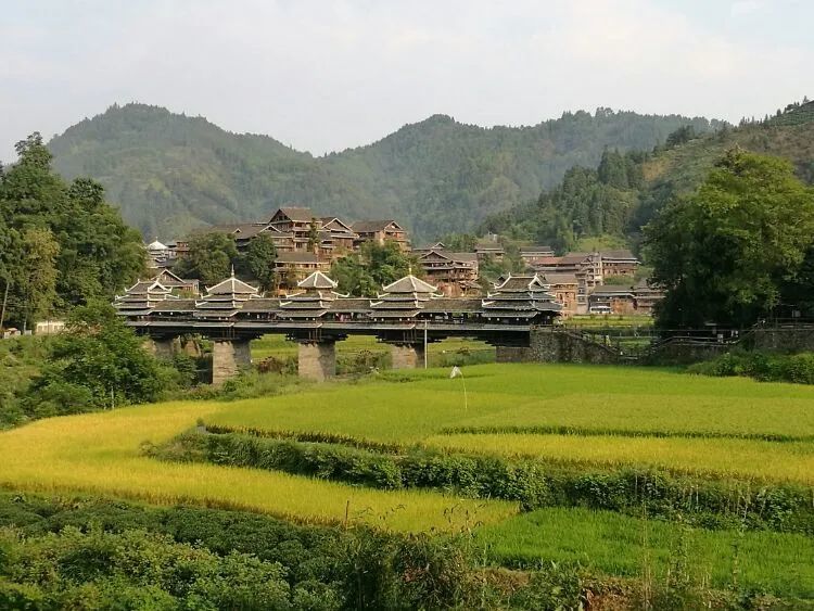 侗族八寨去避暑浙江当代油画院2021广西程阳八寨暑假写生招生