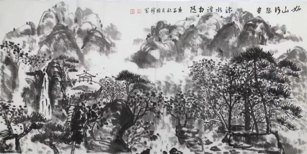 风情意自足横斜不可加著名画家张国锋作品欣赏