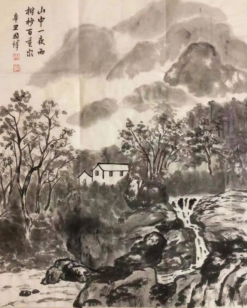 风情意自足横斜不可加著名画家张国锋作品欣赏