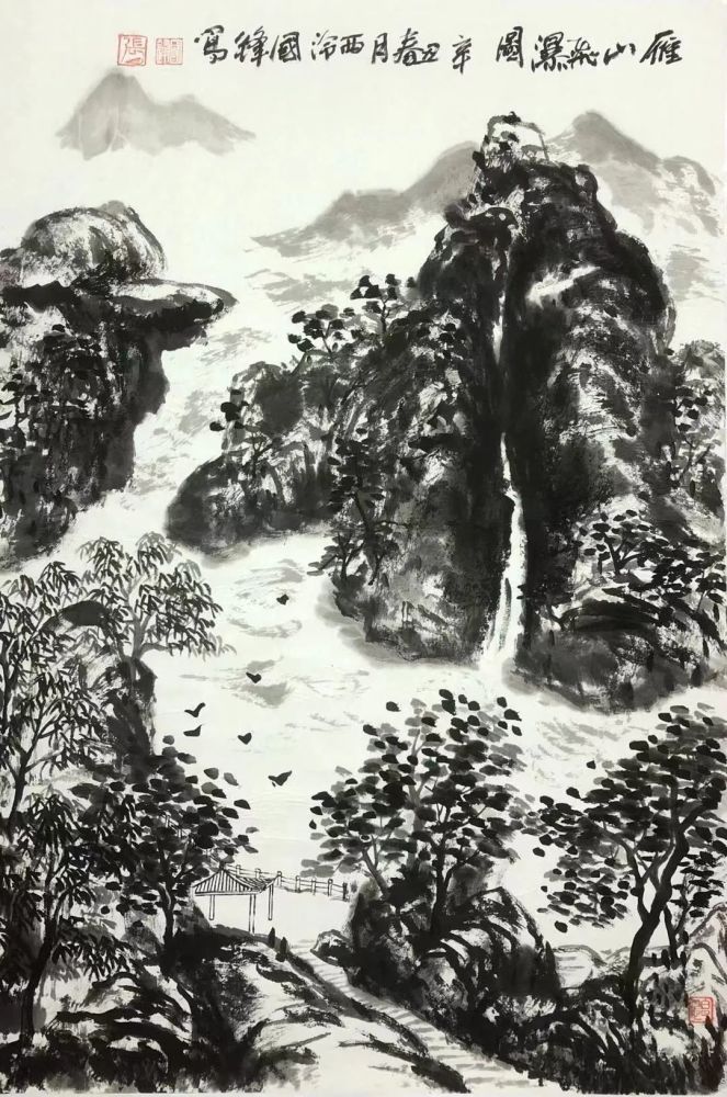 风情意自足横斜不可加著名画家张国锋作品欣赏