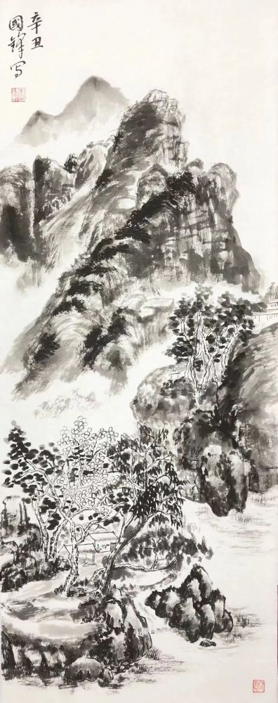 风情意自足横斜不可加著名画家张国锋作品欣赏