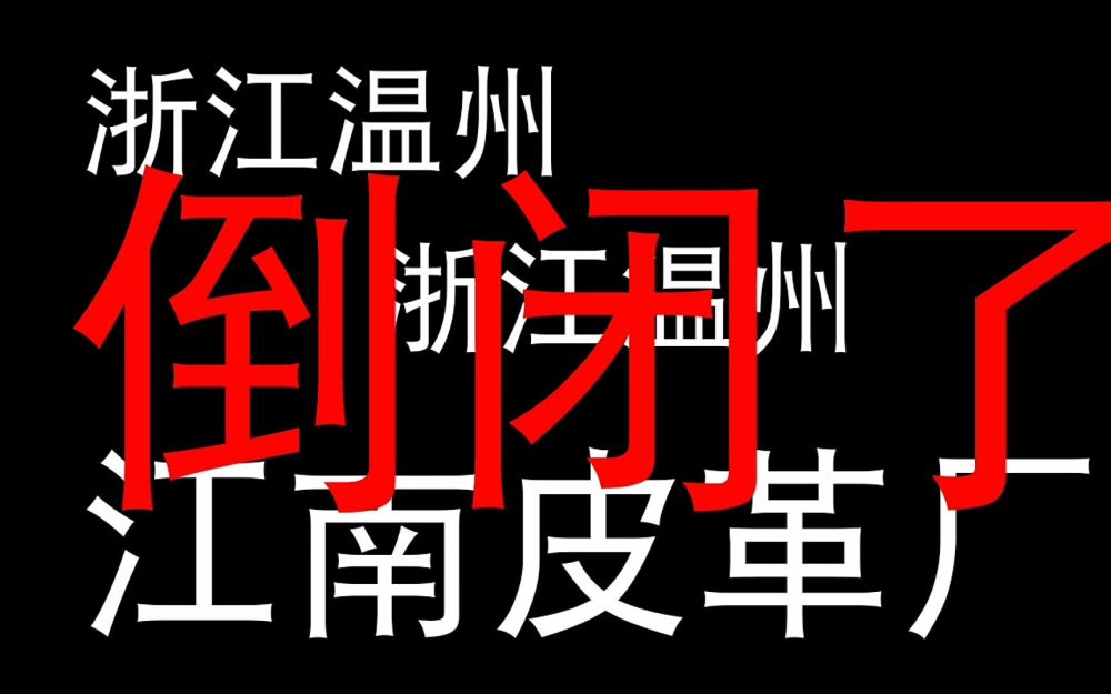 温州江南皮革厂老板:跑路10年,如今回来了吗?