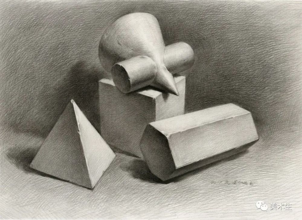 你连几何石膏都画不好,就没画下去的必要了