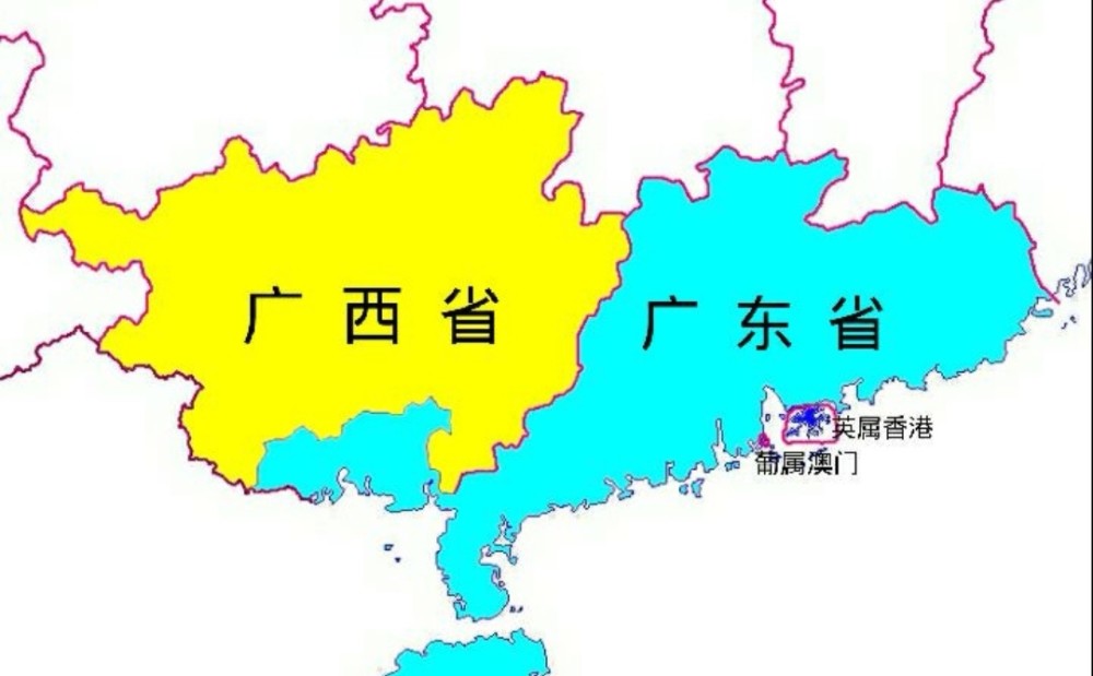 从内陆省到沿海省,广东为何把西部沿海划给广西?两广为何亲?