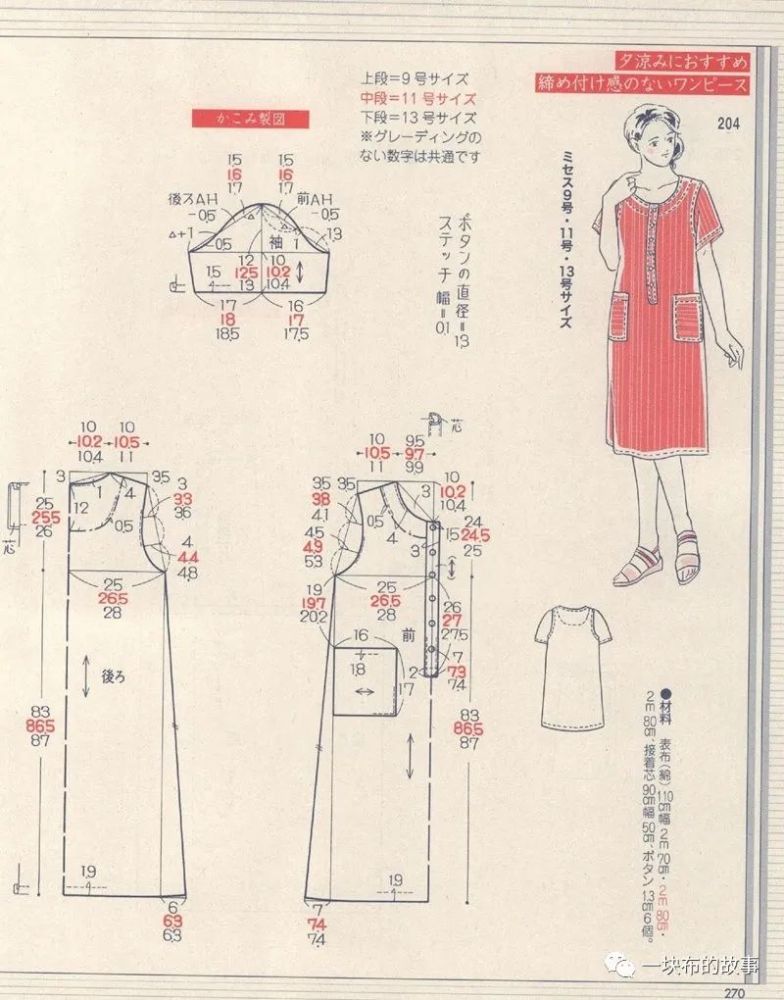 服装设计30款各种连衣裙结构纸样分享