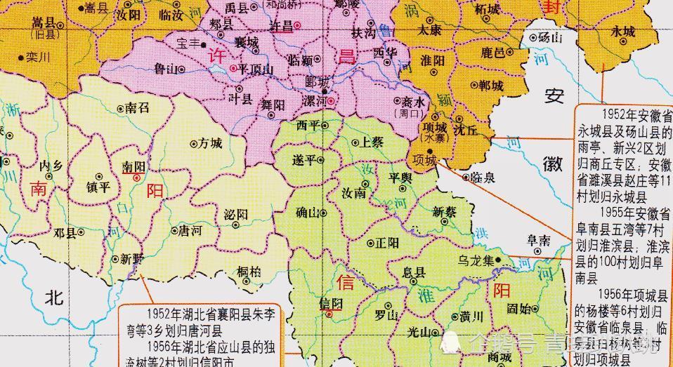 河南与湖北的区划调整,当年100多个村庄,为何分给湖北