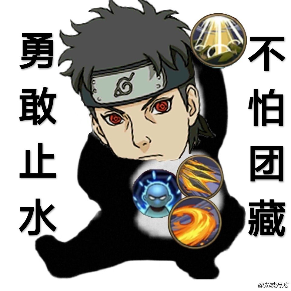 火影热血表情包|勇敢摸头,不怕困难!