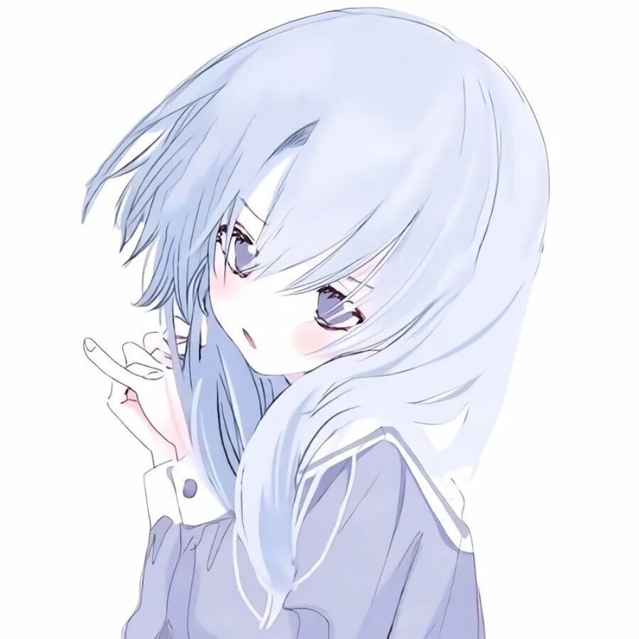 【二次元】眼神略带忧郁的美少女