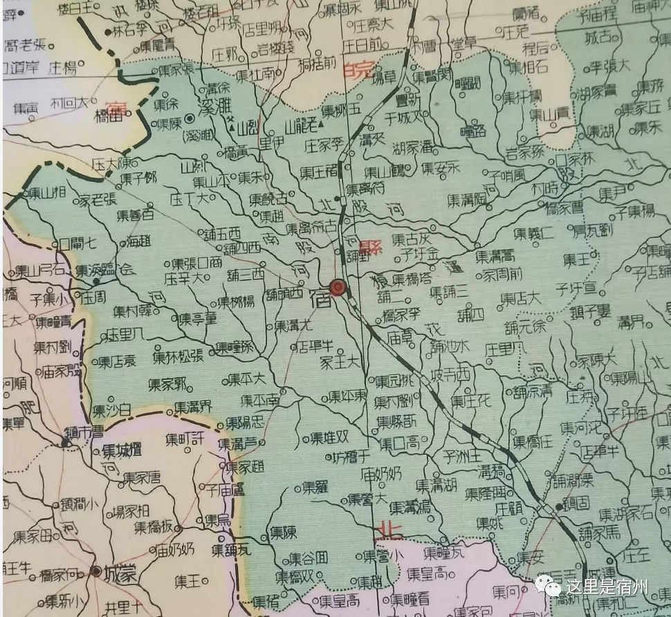 1951年宿县专区高清地图_腾讯新闻