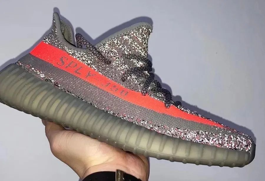 "灰橙满天星"yeezy 350 最新实物曝光!