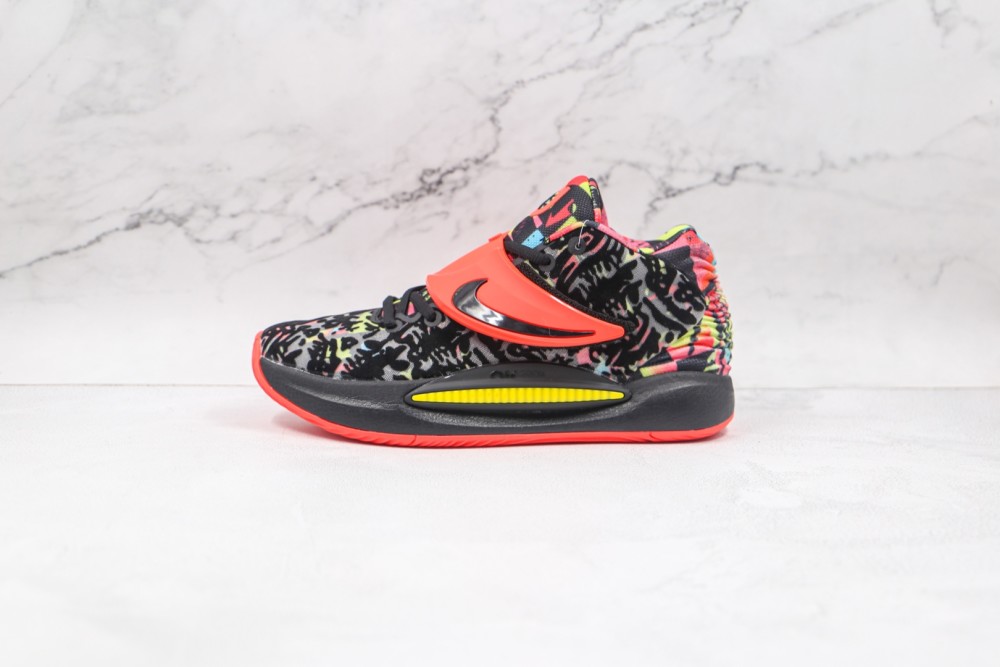 耐克nike zoom kd 14杜兰特14代黑七彩篮球鞋