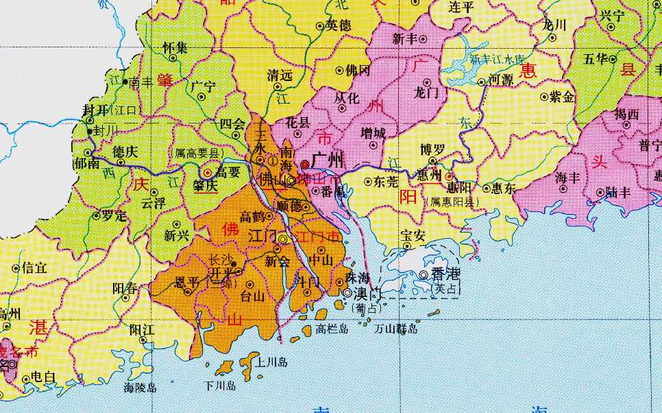 广东省的区划调整21个地级市之一珠海市为何不管1个县