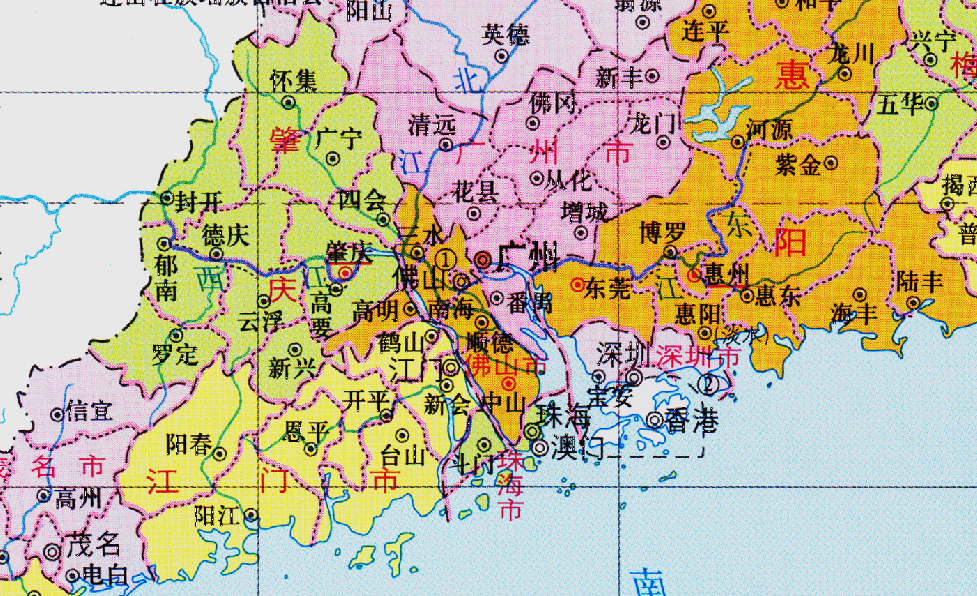 广东省的区划调整,21个地级市之一,珠海市为何不管1个