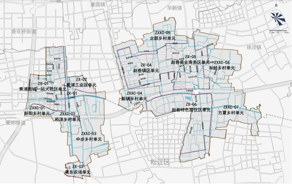 最新:上海市青浦区赵巷镇总体规划和土地利用规划含近期重点建设区域