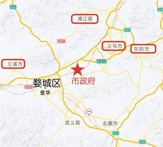 金华的大城梦想,义乌,东阳,兰溪,浦江都应该设区,市府