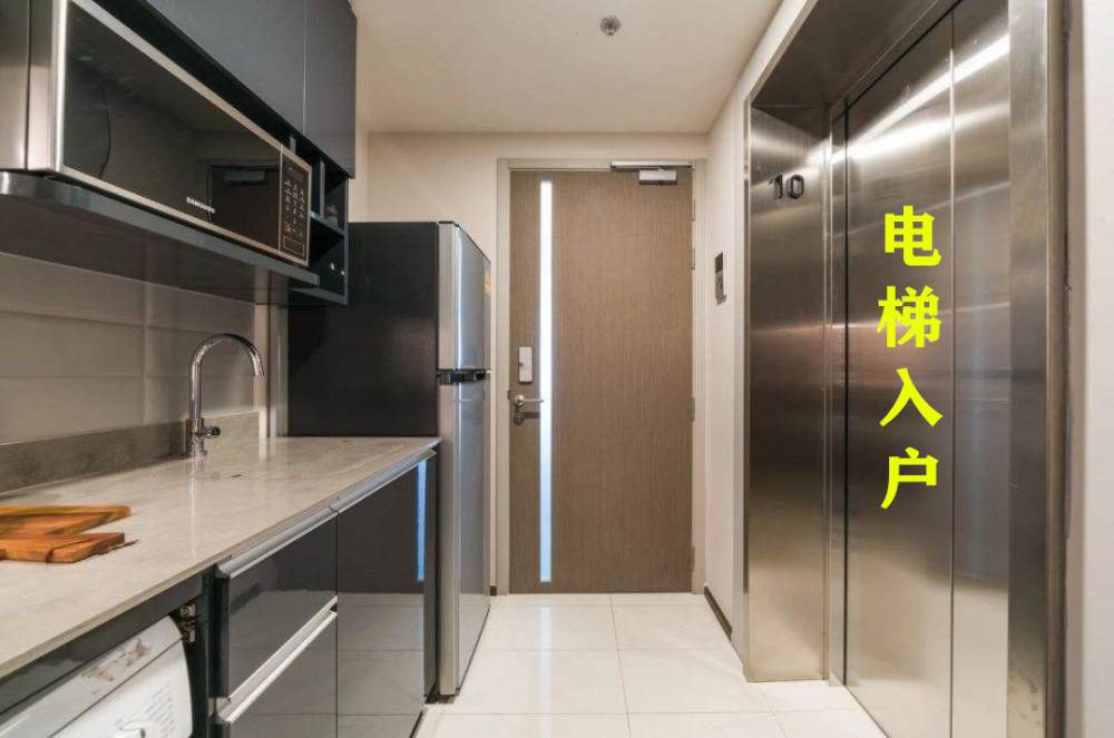 买一梯两户不如两梯两户?电梯直达入户,门口放鞋柜,物业管不着
