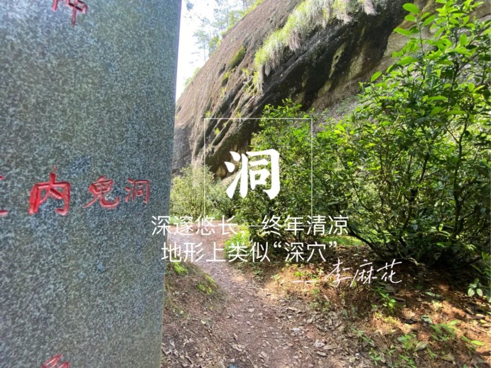 坑,涧,窠,洞,岩,峰,武夷山的山场这么多,你都认识吗?