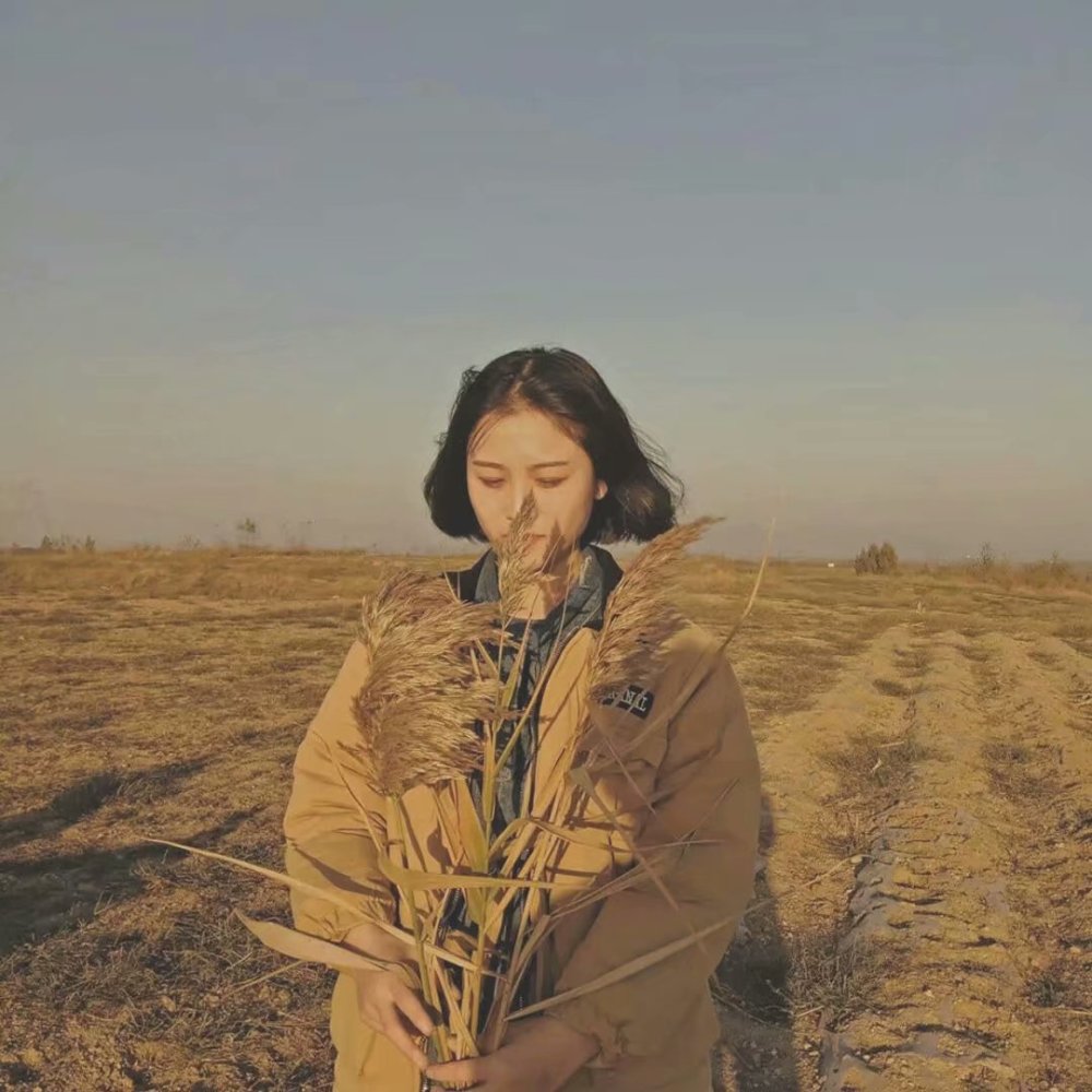 捧花女生头像:遇见你后,睁眼是花田,闭眼是星河