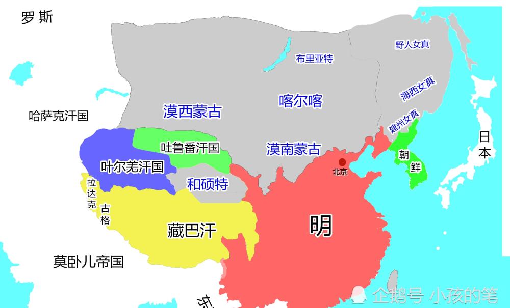 从地图看明朝疆域变迁:抛开地图开疆,200多年的分裂清晰可见