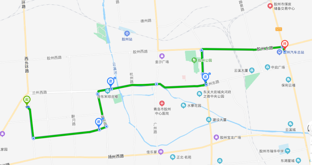 今起,508路公交线延伸至胶州汽车总站