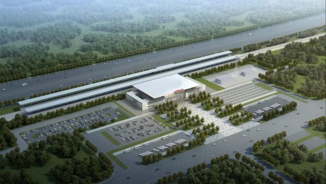 效果图宝坻南站宝坻南站位于南部潮阳街道境内,潮白河南侧,津围公路
