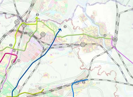 取而代之的是s1,s10,s12,s15四条市域轨道线路