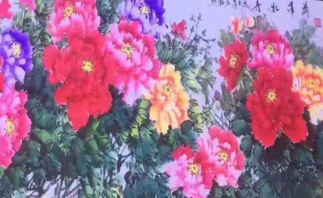 牡丹天使孟林国画进入太空进行封藏瞬间洛阳纸贵