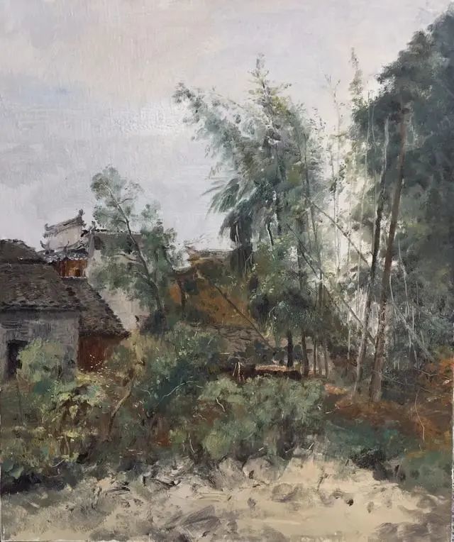 深圳市罗湖区美术家协会会员,张凯油画作品欣赏