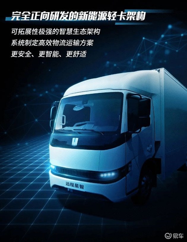 0代新能源轻卡 吉利商用车远程星智今日上市