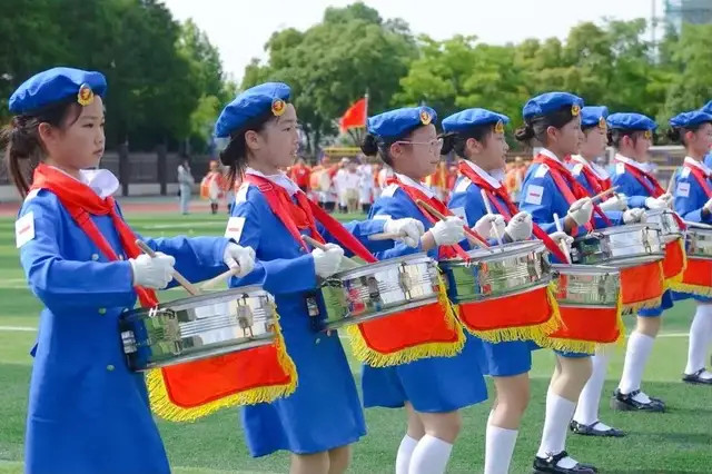 鼓号响亮,献礼建党百年—南通市通州区川港小学鼓号队