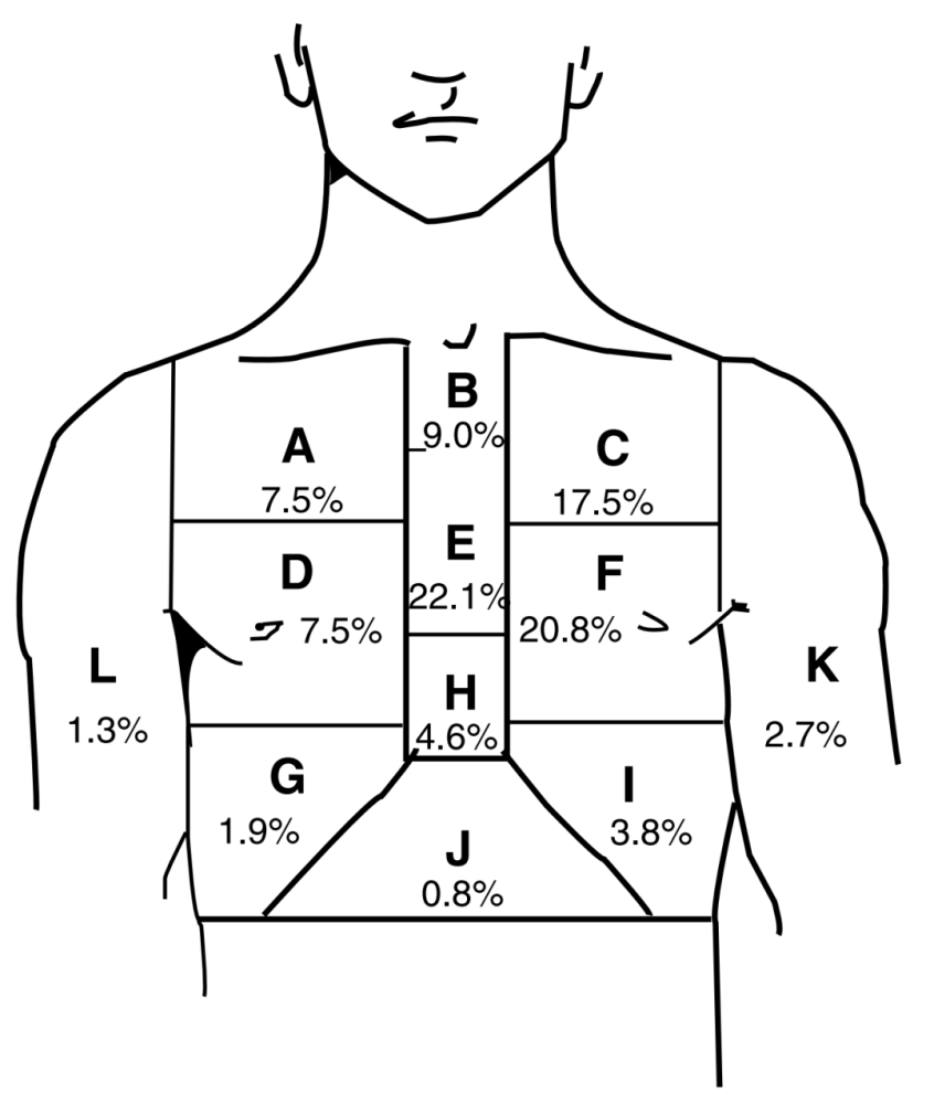 临床上,患者的胸痛症状差异很大,以胸痛的部位为例,凡是颈部以下和