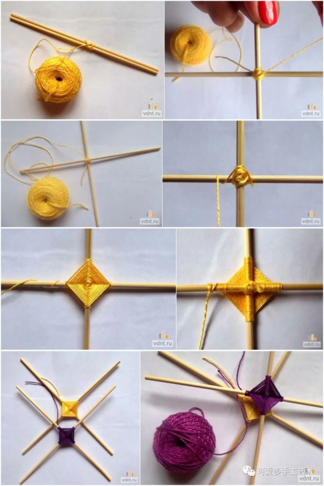 几根小木棍绕上了毛线竟美了整个家大家都忍不住去仿一个附教程