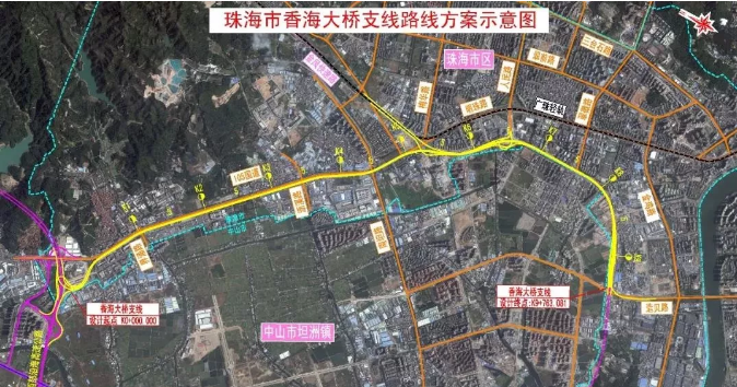 规划古神公路,江珠高速公路等重要干道相交先后与g4w广澳高速公路(广