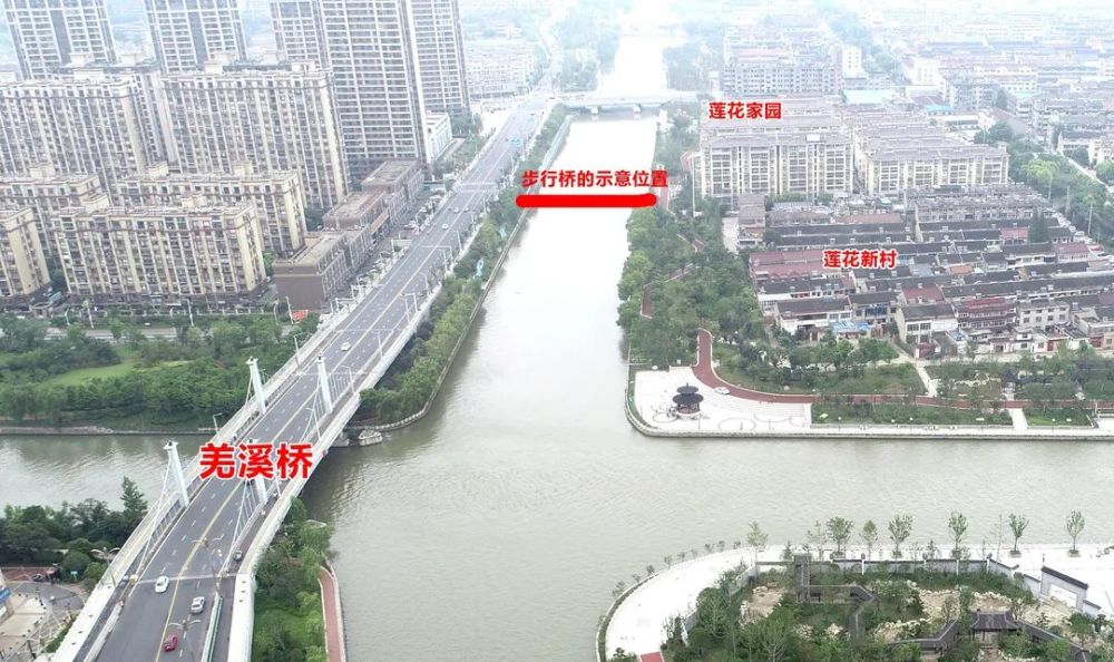 步行 景观!泰兴城区将新建一座桥