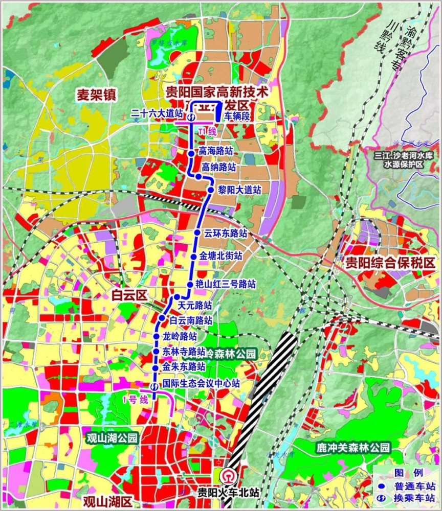 贵阳首条云巴线路落子!19条有轨电车线网图浮出