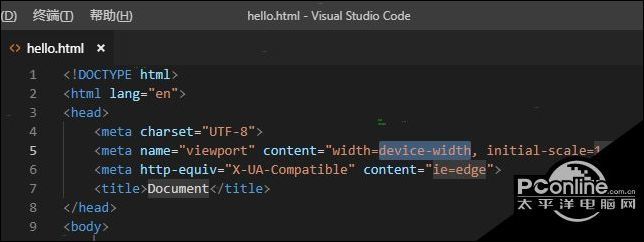 vs code运行html程序教程分享 1,首先编写好一个html程序