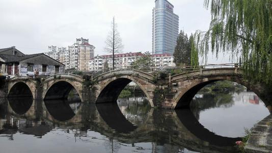 临海仅存的五孔型石拱桥,浙江省五洞桥