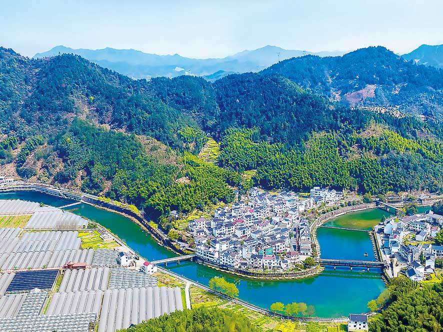 浙江淳安下姜村北京传来幸福音