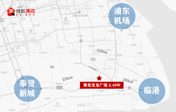 奉发宝龙广场区位示意图