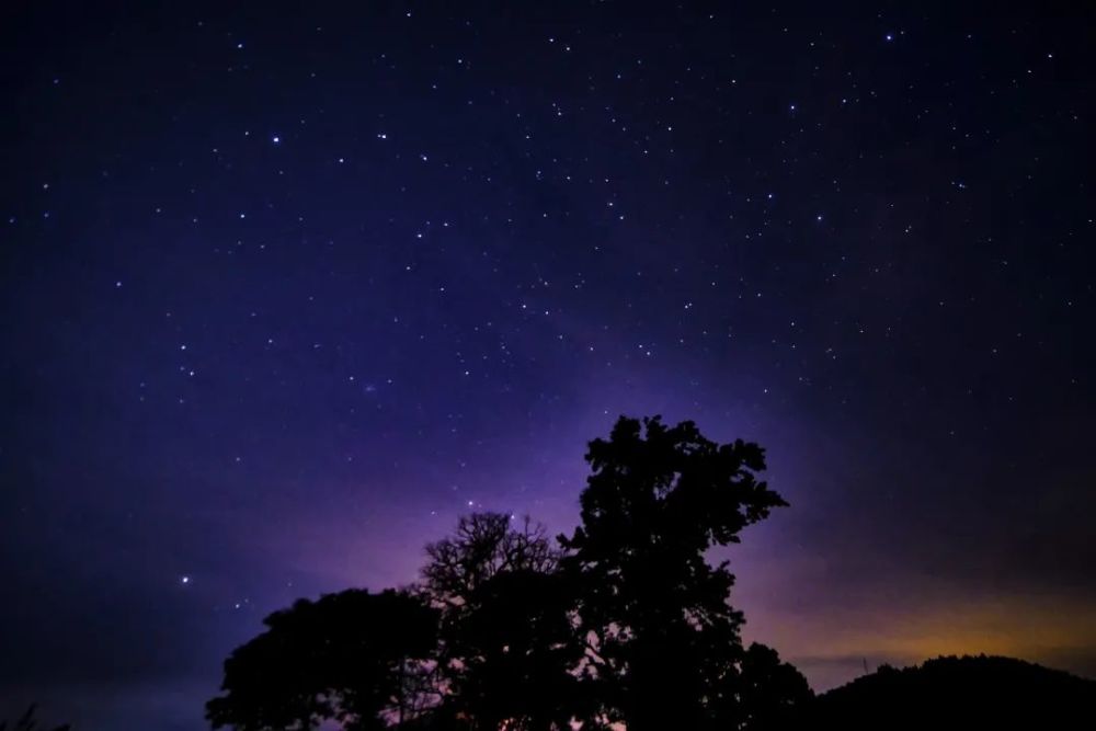 闽北美景|光泽:夜晚油溪美如画,一起跟着镜头仰望星空