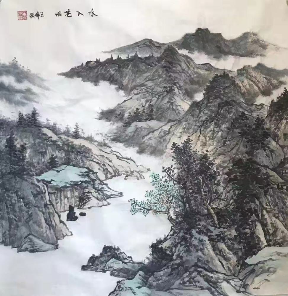 著名山水画家_朱玉峰-书画名家百科-权威的书画家认证