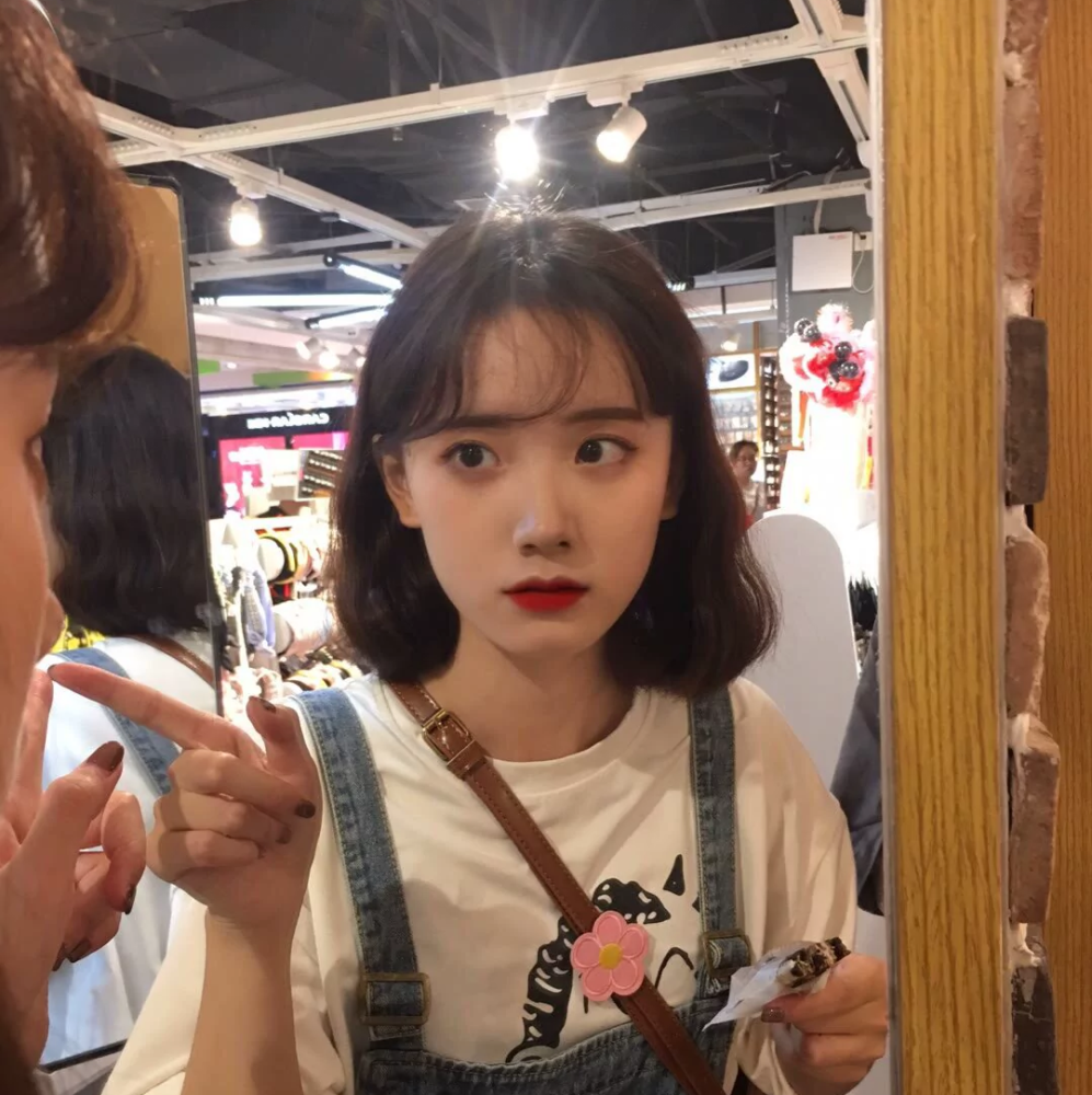 ins心动短发女头