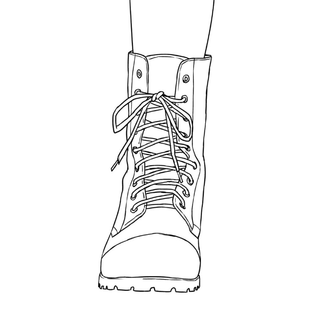 怎么正确画鞋子?12张高清鞋子线稿教你画,初学者一看就会,收藏