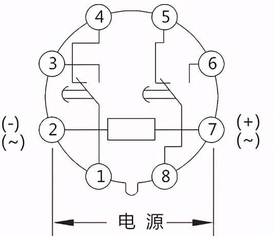 电工时间继电器怎么接线实物接线图新手也能看懂