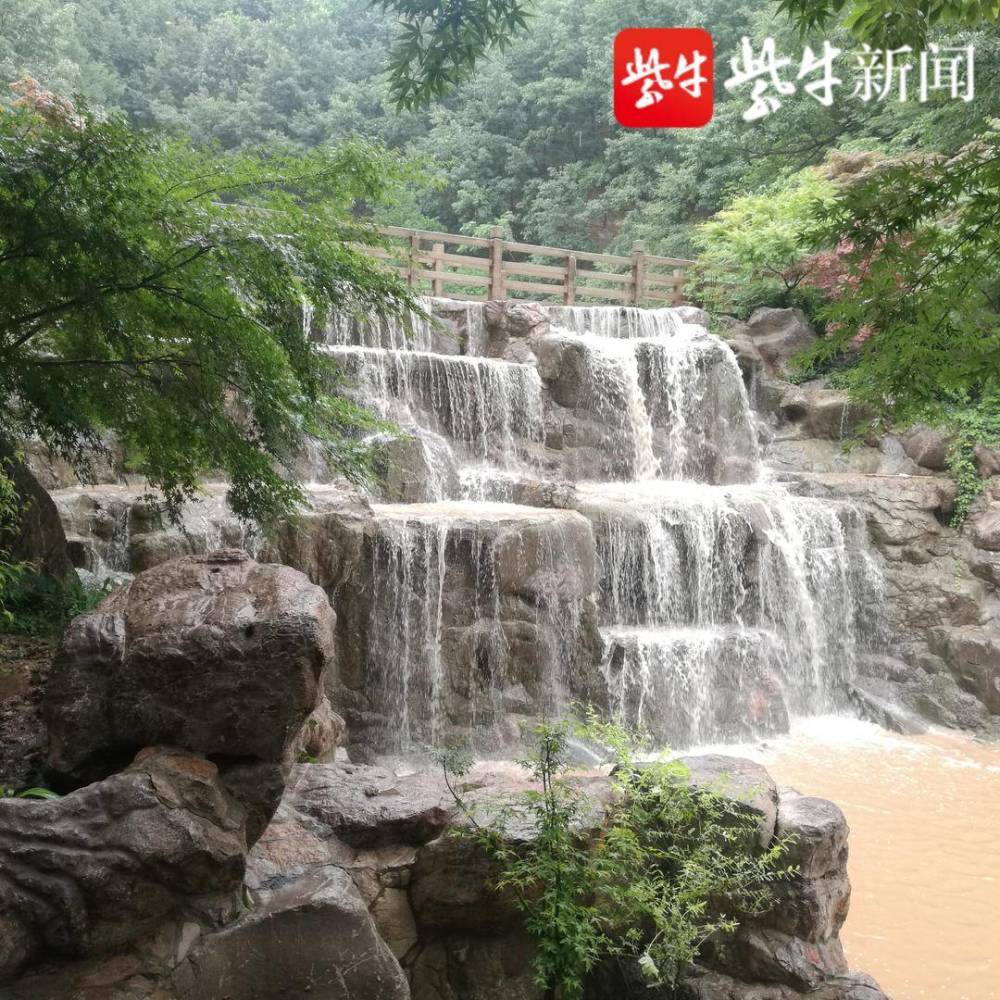 雨后灌云大伊山,老龙涧瀑布显美景