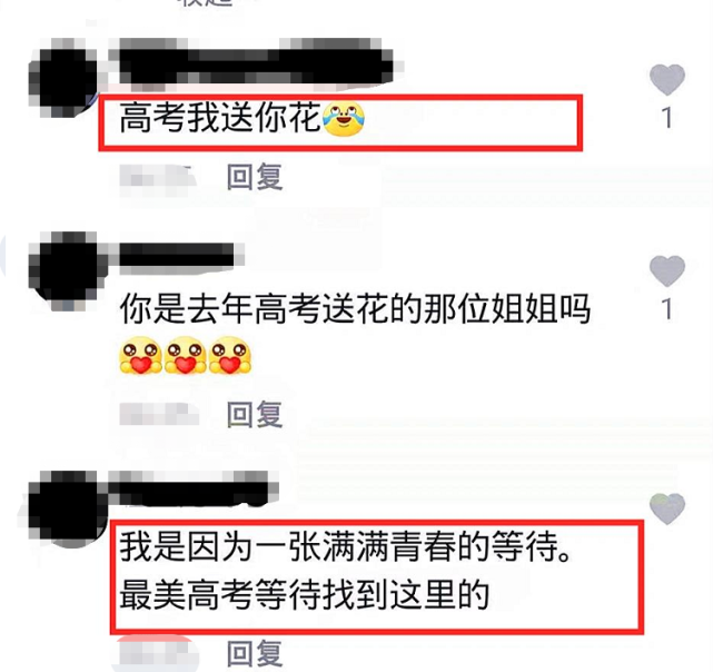 高考送满天星走红的女孩原来她也是学霸网友排队给她送花