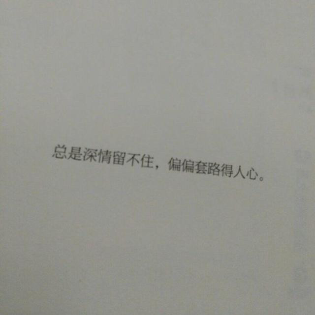 情感文案语录